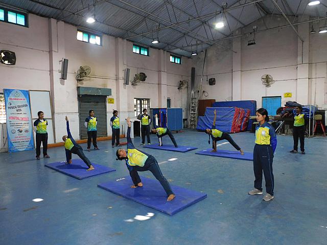 Students activity-Gymnastics