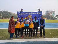 Inter-College Athletic Com. 2022 with Runners Trophy